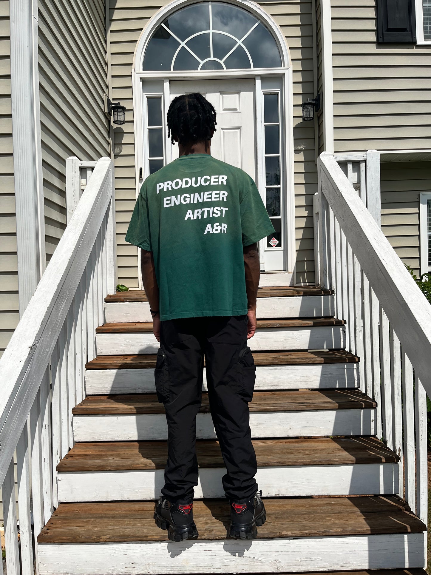 Music Sundried & Distressed Tee (HIGH QUALITY 100% COTTON