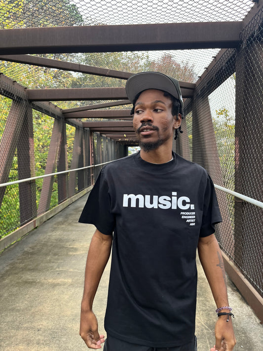 Music Classic Tee (HIGH QUALITY 100% COTTON)