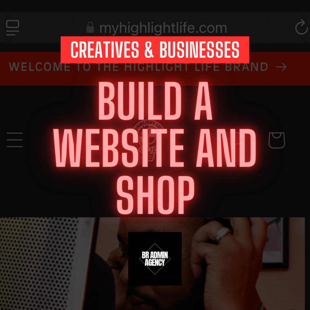 BUILD A WEBSITE (SHOP OR DIGITAL PORTFOLIO)