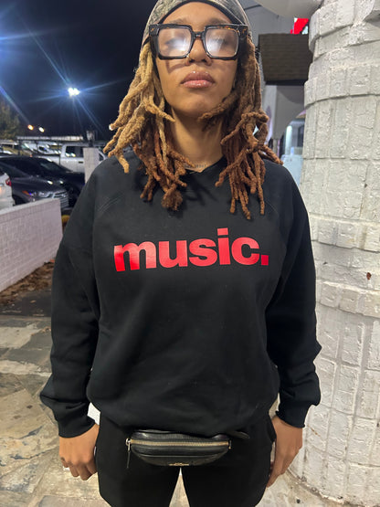 Music Crewneck (HIGH QUALITY 80% COTTON | 20% POLYESTER)