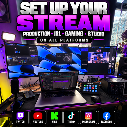 SETUP YOUR LIVESTREAM PLATFORM (TWITCH, KICK, YOUTUBE, OBS)