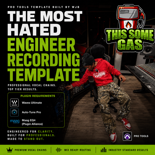 MOST HATED ENGINEER PREMIUM PRO TOOLS TEMPLATE (WAVES, AUTO TUNE, & MAAG EQ)