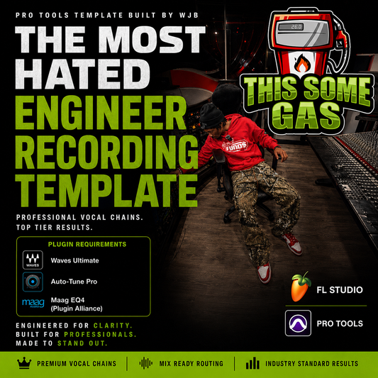 MOST HATED ENGINEER PREMIUM RECORDING TEMPLATE (WAVES, AUTO TUNE, & MAAG EQ)