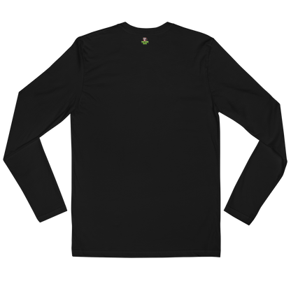 Love Is A Drug Long Sleeve Fitted Crew