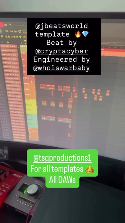 UNDERGROUND, YN, DRILL RAPPER (WAVES) PRO TOOLS RECORDING TEMPLATE