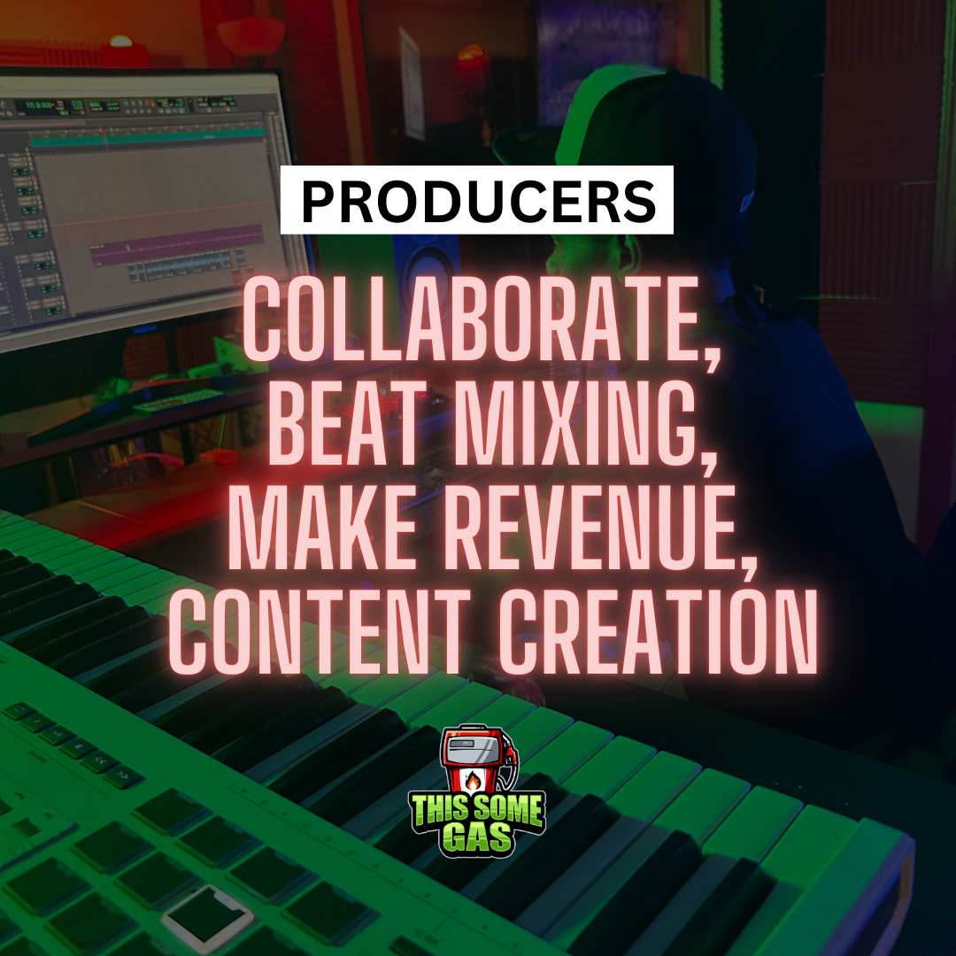 PRODUCERS (COLLABORATE, BUILD YOUR BRAND, MIXING TRAINING, & MARKETING HELP) 📈